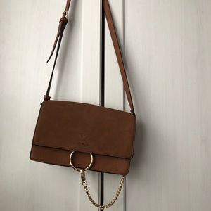 Forever 21 Brown Purse With Gold Ring